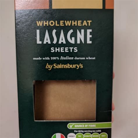 lasagne sheets sainsbury's